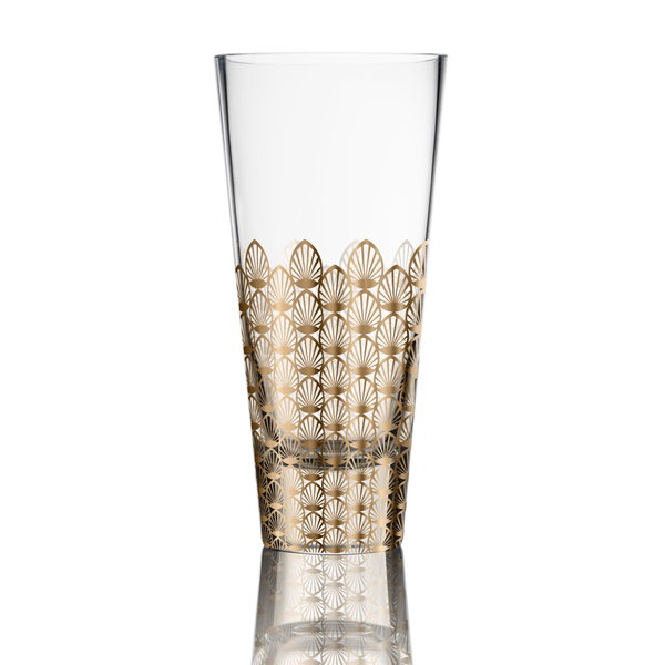 Glas Vase 'Regal Harmony' von Goebel 12x26x12cm
