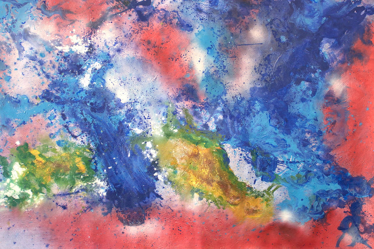 XXL Schilderij 'Time For Dreams' | Handgeschilderd unicum komt in de ruimte goed tot zijn recht.