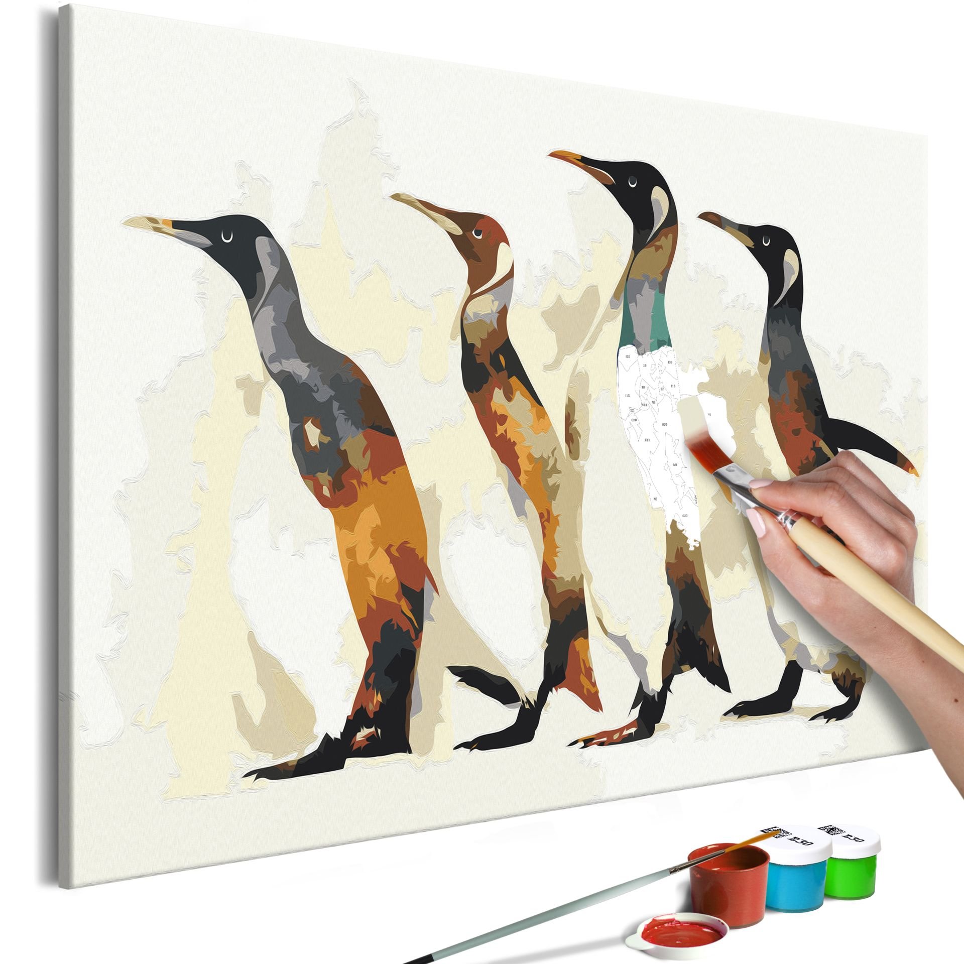 Dipingere con i numeri 'Penguin Family' comprare