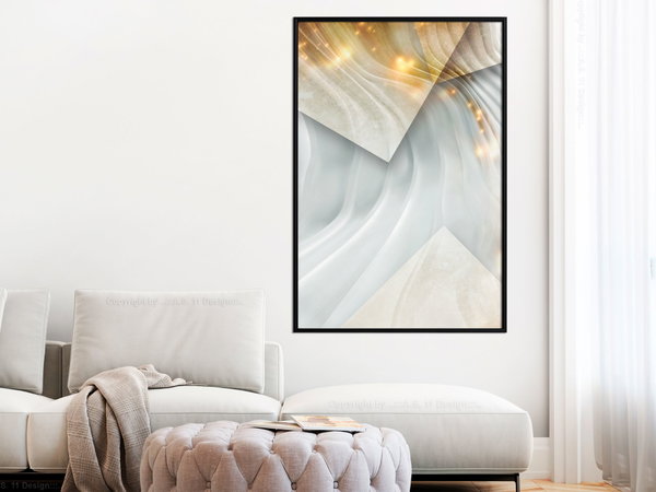 Poster 'Wavy Surface'