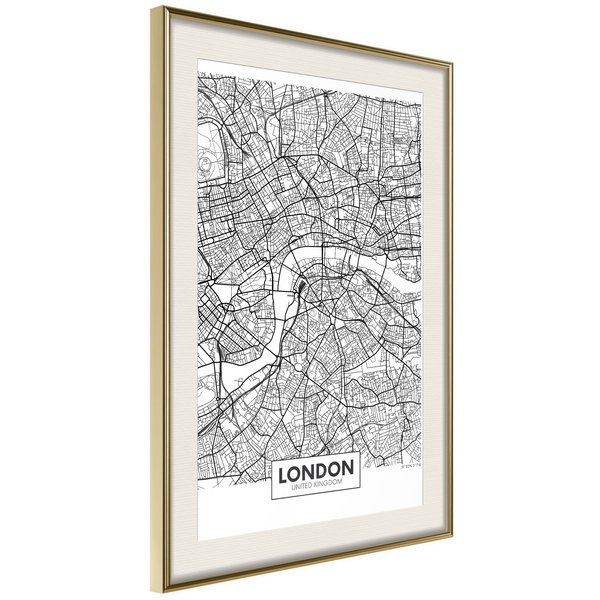Poster 'City Map: London'