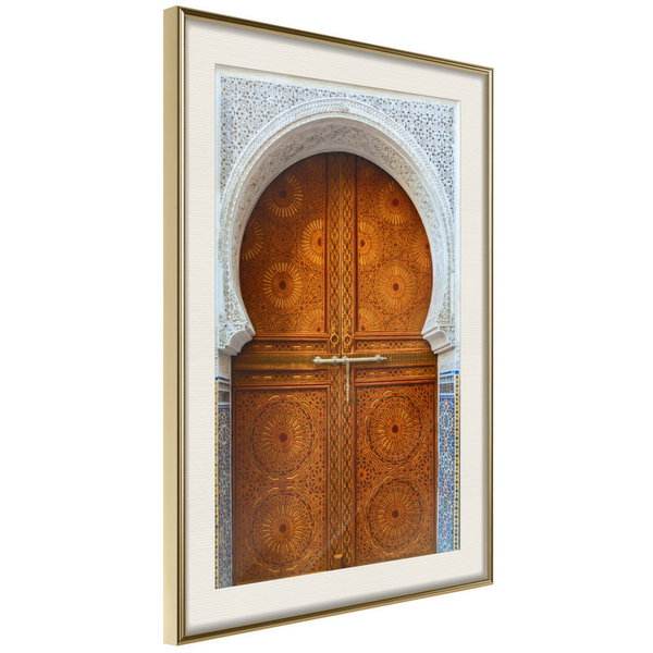 Poster 'Closed Passage (Brown)'