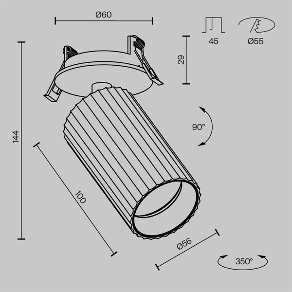 Lampa Sufitowa 'Calipso 5'