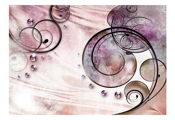 Carta da parati 'Pink Rhapsody'