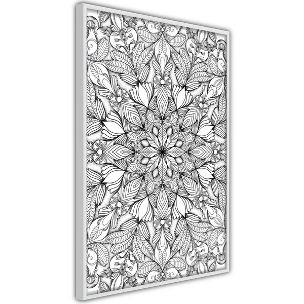 Poster 'Colourless Mandala'
