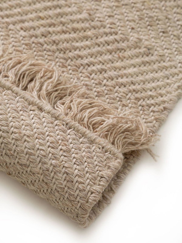 Design Wollteppich Lars Beige