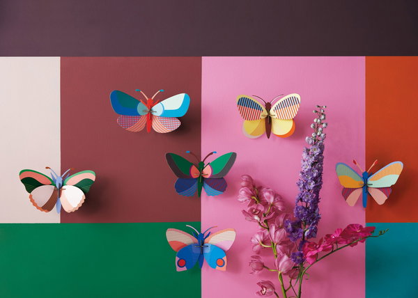Wanddeko Papier 'Istic-Schmetterling'