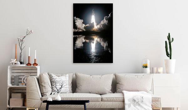 Kunstdruck auf Leinwand 'Good Start Vertical'