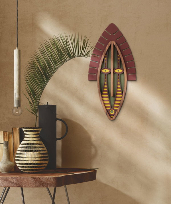 Máscara de parede 'Modern African Mask #41'