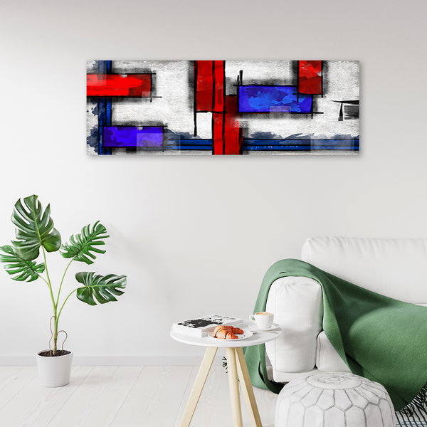 Kunstdruck auf Leinwand 'Chromatic Intersection'