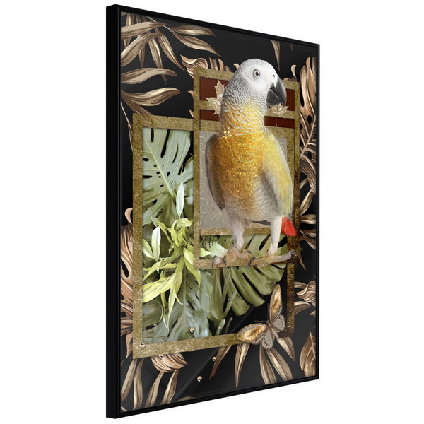 Poster 'Composition with Gold Parrot'
