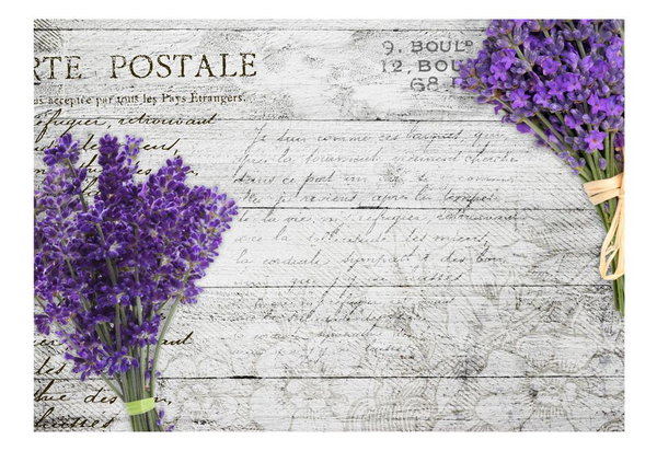 Tapete 'Lavender postcard'