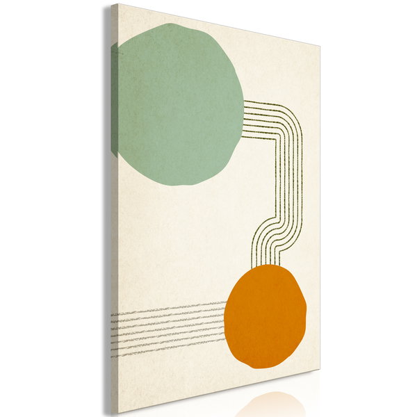 Impression sur toile 'Under Umbrellas Vertical'