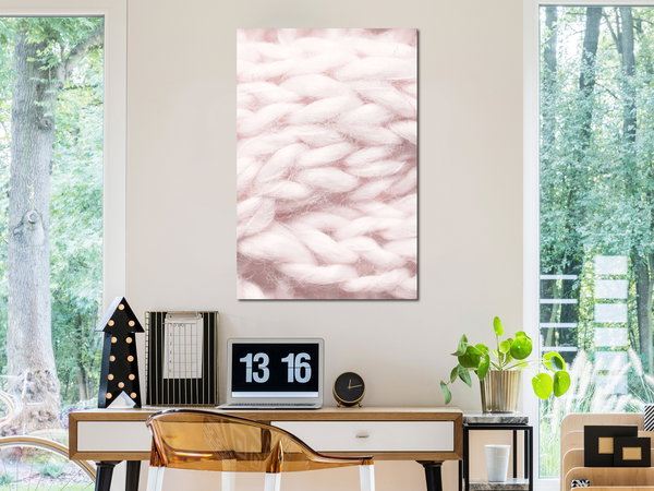 Kunstdruck auf Leinwand 'Pastel Warmth Vertical'
