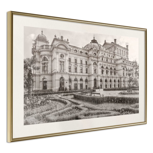 Poster 'Postcard from Cracow: Slowacki Theater'