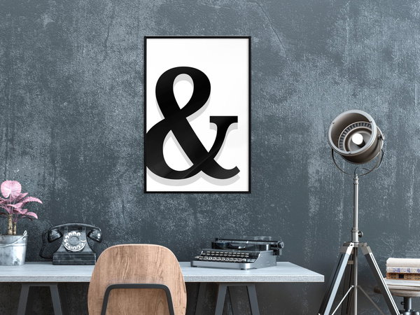 Poster 'Decorative Letter'