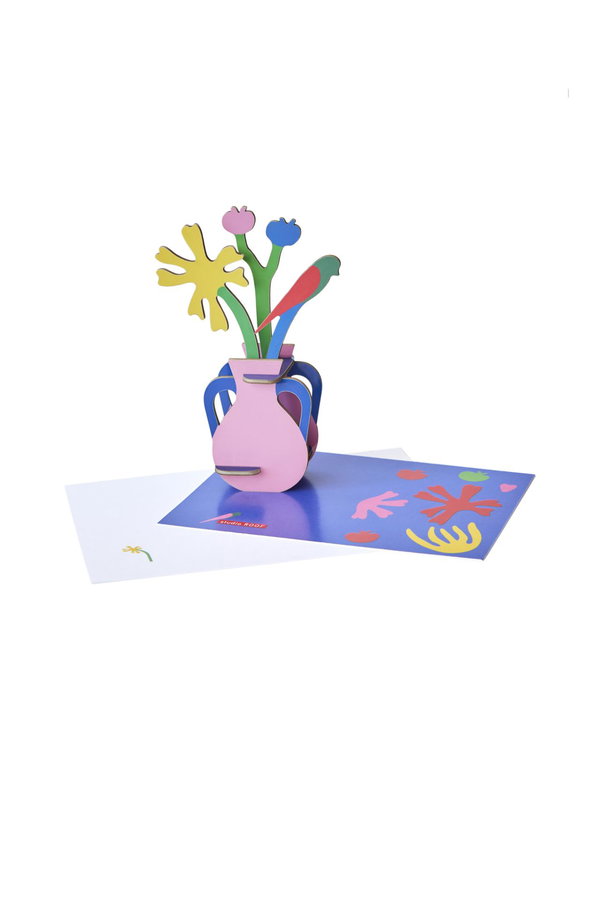 Papierskulptur 'Matisse Paper Bloom II'