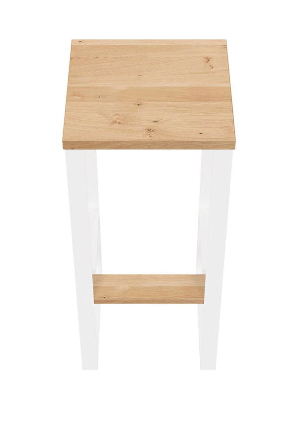 Zusammenspiel aus warmen Holz und kühlen Stahl