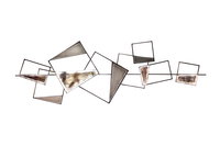 Μεταλλικό διακοσμητικό τοίχου 'Stability' 150x50x4cm