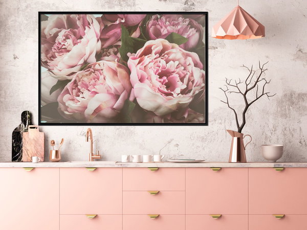 Poster 'Pink Peonies'