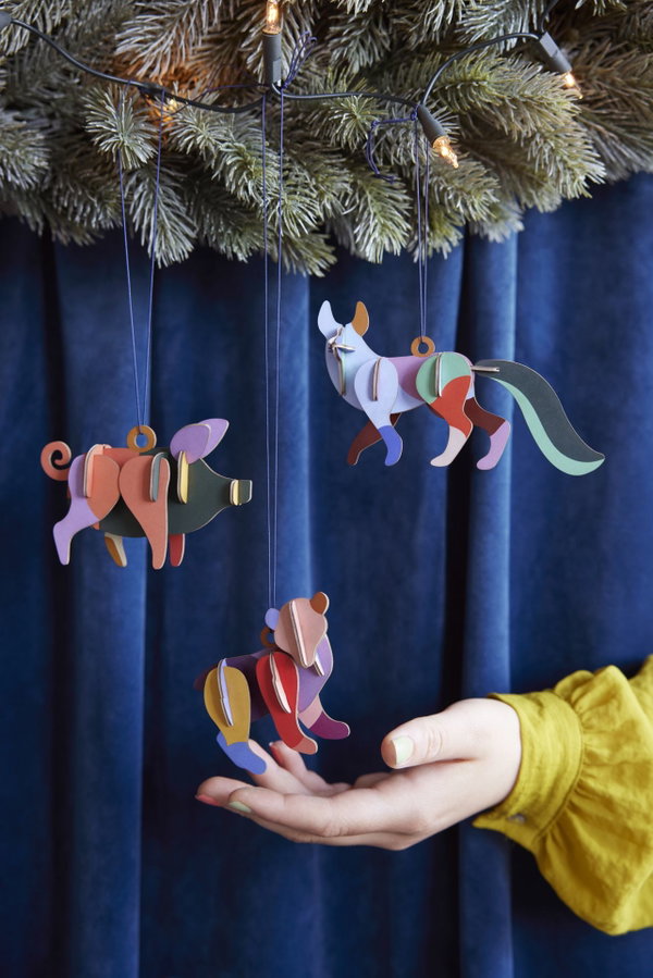 Décoration suspendue 'Colorful Fox Decor'