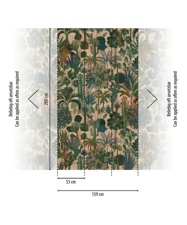 Tapete 'Garden Elegance' 159x280cm