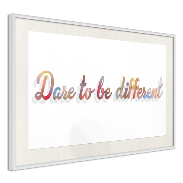 Poster 'Dare To Be Different'