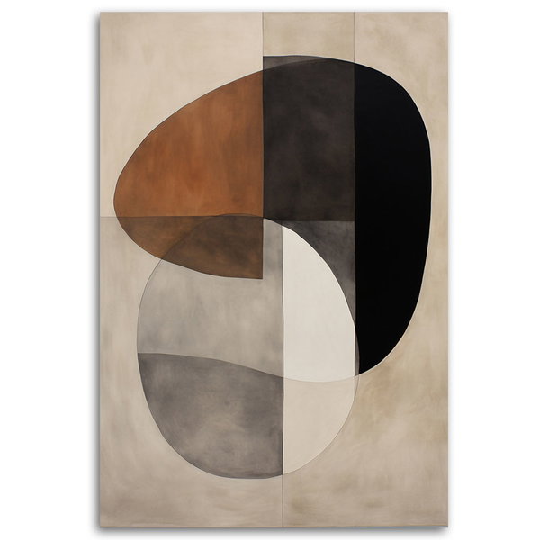 Kunstdruck auf Leinwand 'Earthy Geometrics'
