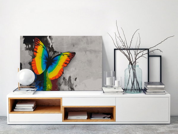 Slikanje po brojevima odrasli 'Colourful Butterfly'