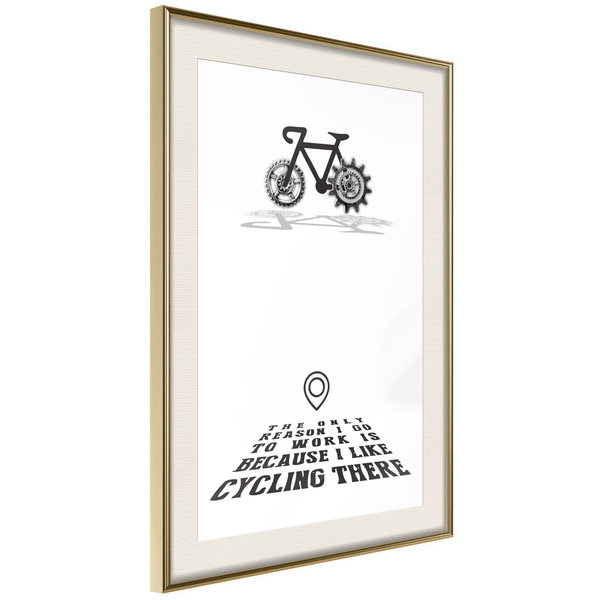 Poster 'I like Cycling'