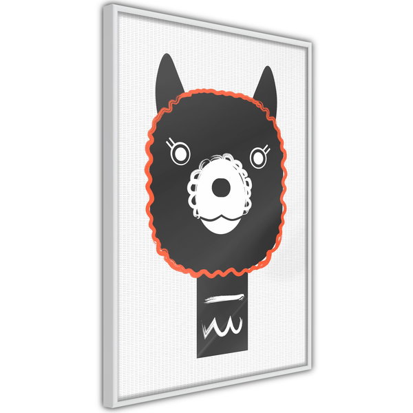 Poster 'Decorative Alpaca'