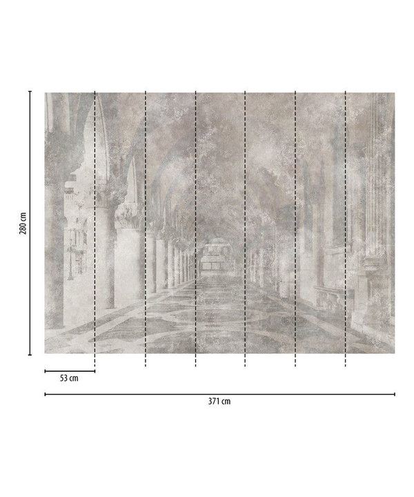 Tapete 'Geo Vibes' 371x280cm