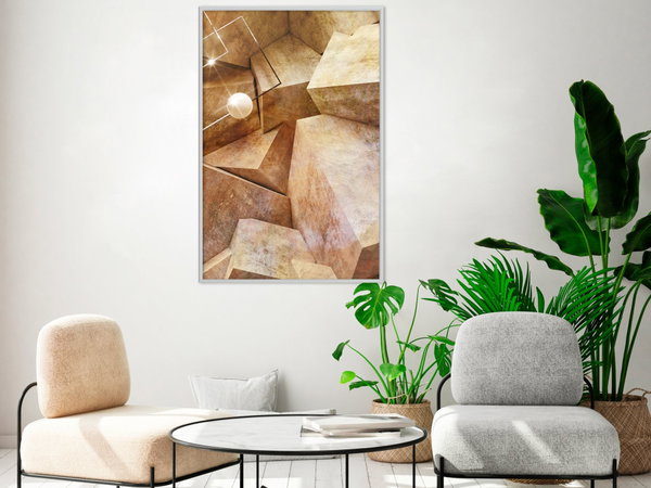 Poster 'Cubic Rocks'