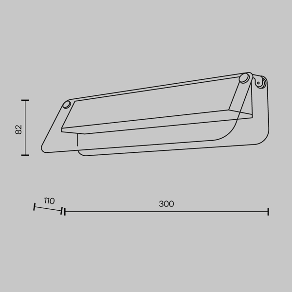 Wall Light 'Flat 1'