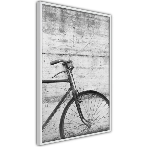 Poster 'Bicycle Leaning Against the Wall'