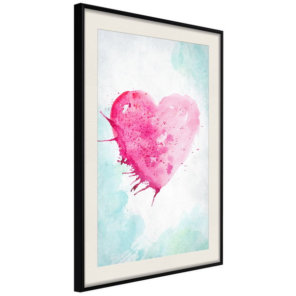 Poster 'Watercolour Heart'
