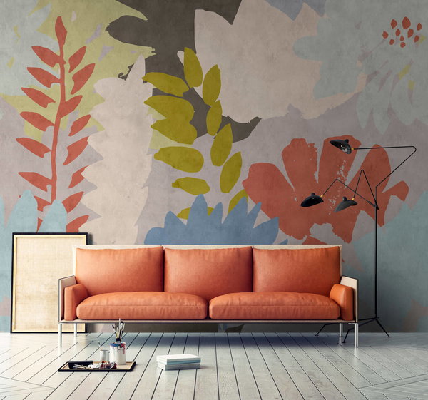 Tapete 'Floral Collage 3' 400x270cm