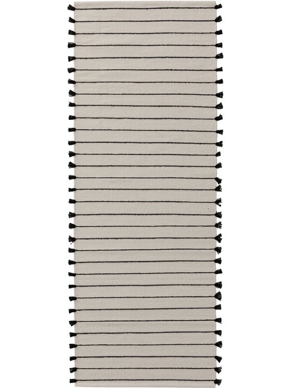 Design Baumwollteppich Bo Beige
