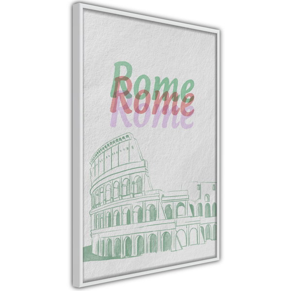 Poster 'Pastel Rome'
