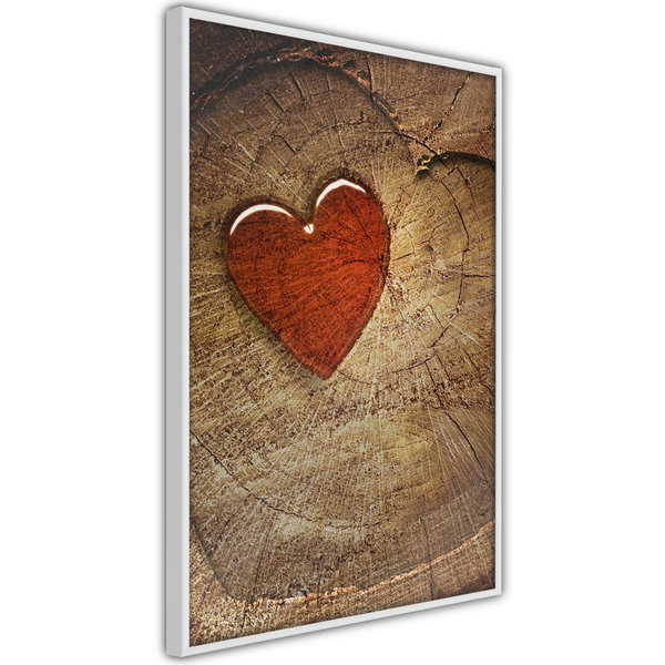 Poster 'Carved Heart'