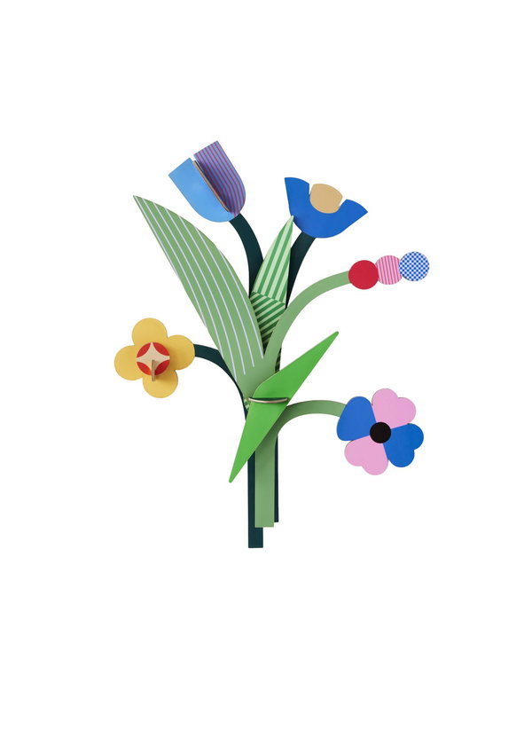 Objet mural en carton 'Daisy Belle'