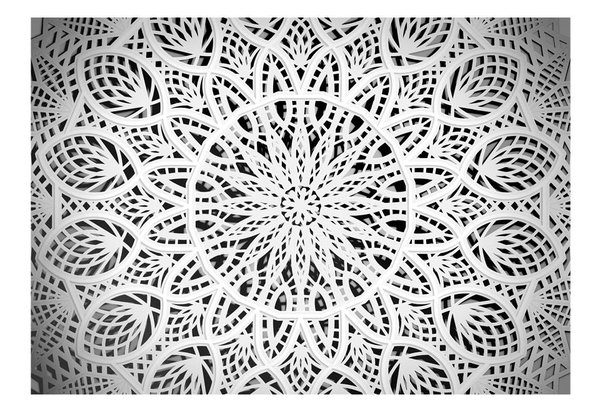 Tapete 'White Mandala'