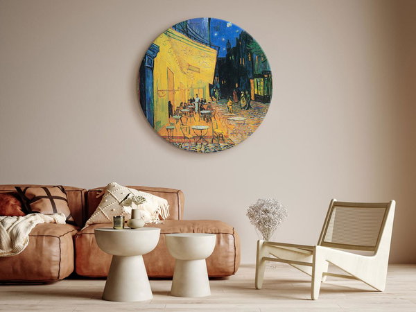 Rundes Bild 'Gogh's Café Terrace'