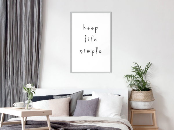 Poster 'Keep Life Simple'