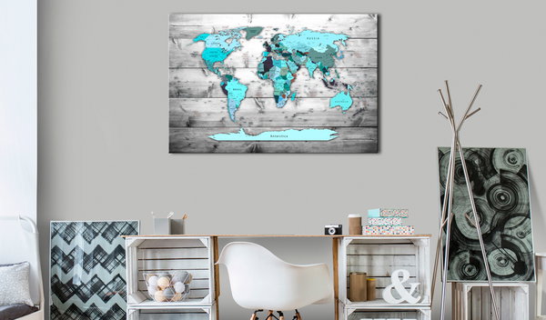 Pinnwand Bild 'Blue Continents'