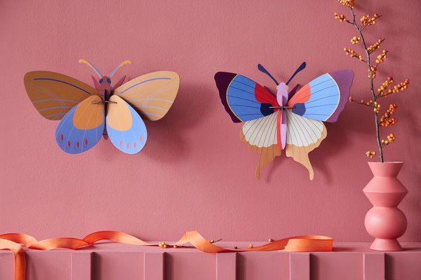 Wanddeko Papier 'Azur-Monarch'