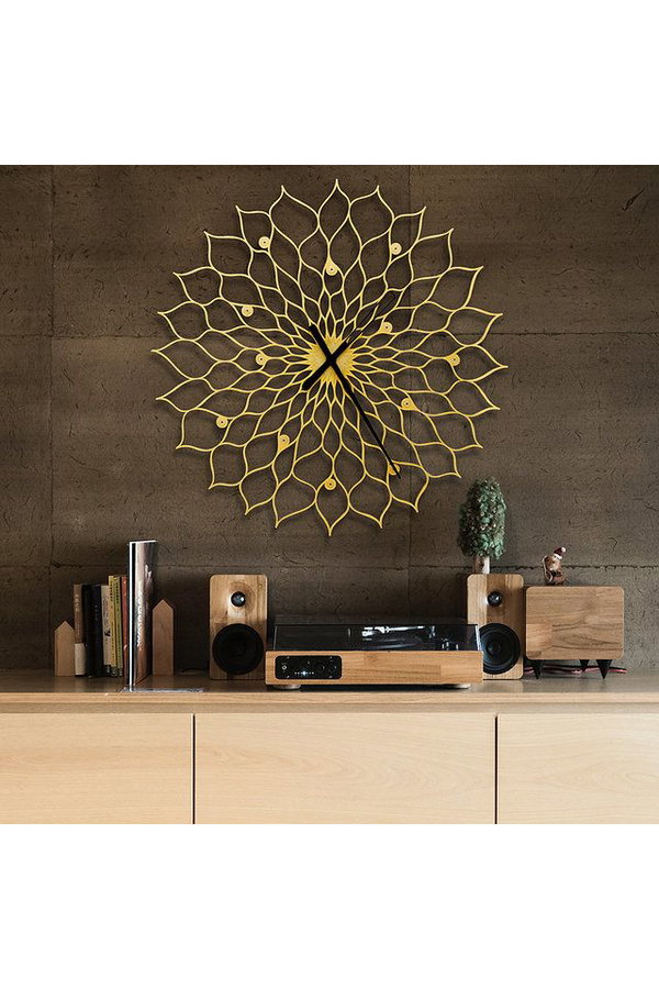 Wanduhr 'Gigantic Sunflower'