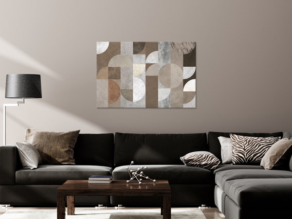 Kunstdruck auf Leinwand 'Figures Dance Wide'