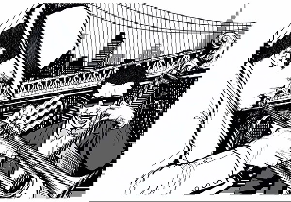 Behang 'Smooth Saxophone Beats'