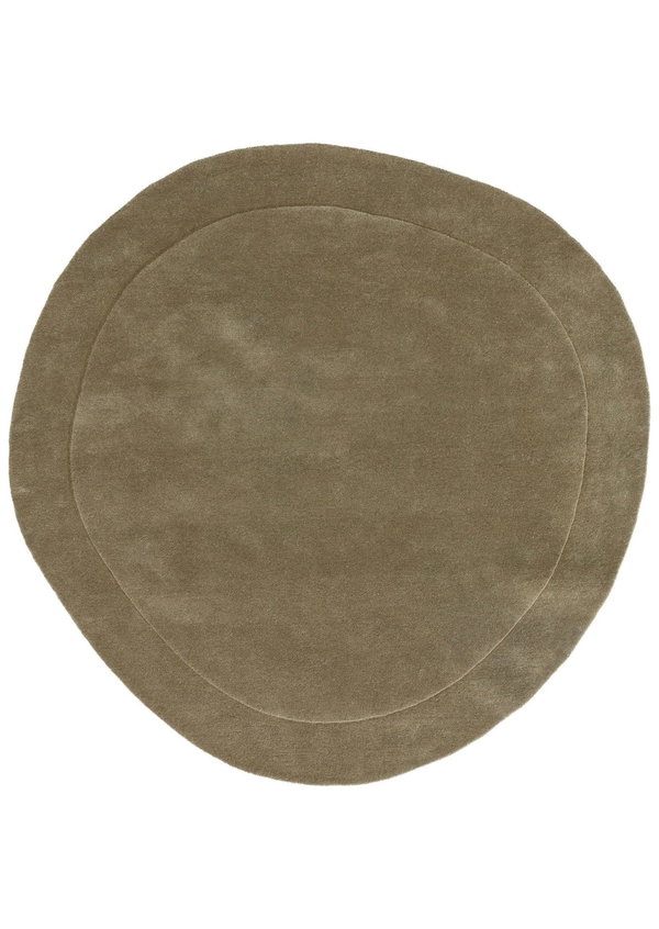 Design Wollteppich Shape Hellgrün